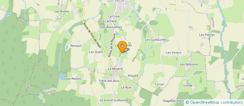 localisation de l'entreprise SCI GUEBLANC  SAINT-JULIEN-SUR-VEYLE