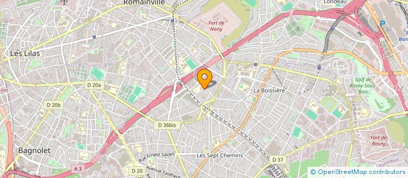 localisation de l'entreprise SCI GUECHEM à ROMAINVILLE