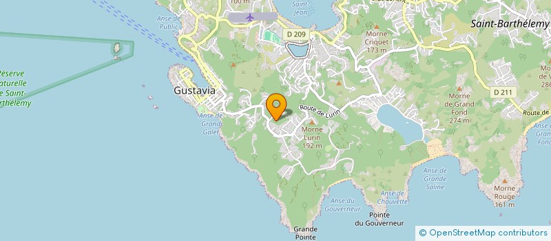 localisation de l'entreprise SCI GUEDA à SAINT BARTHELEMY