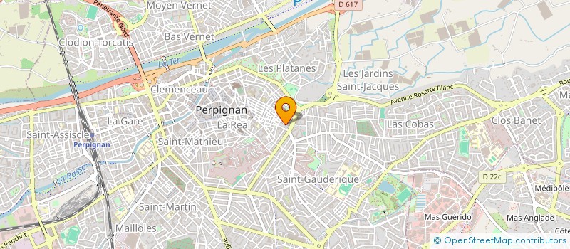 localisation de l'entreprise SCI GUEDDOUDJ à PERPIGNAN