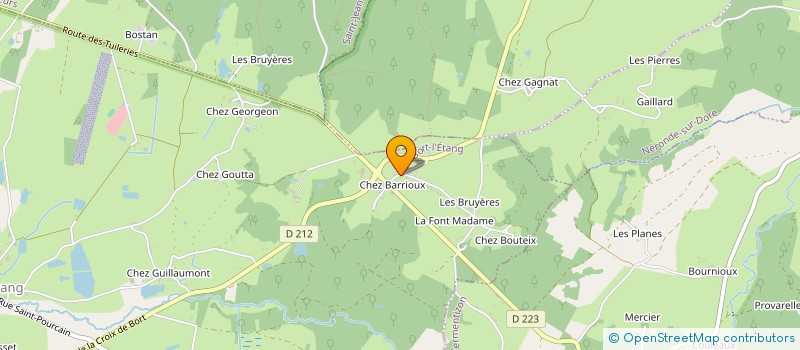 localisation de l'entreprise SCI GUEDES  LEZOUX