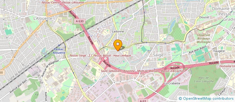 localisation de l'entreprise SCI GUEDIMO  PESSAC