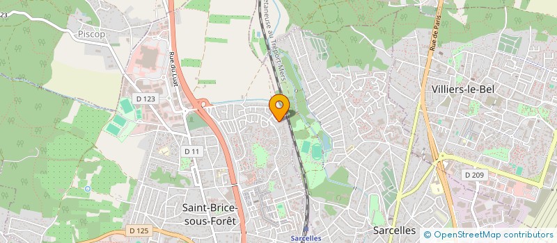 localisation de l'entreprise SCI GUEDJ INVESTISSEMENT à SAINT-BRICE-SOUS-FORET