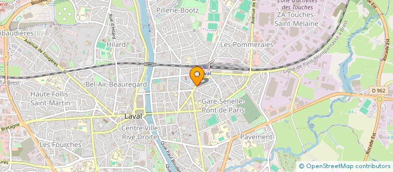 localisation de l'entreprise SCI GUEDON-LORET à LAVAL