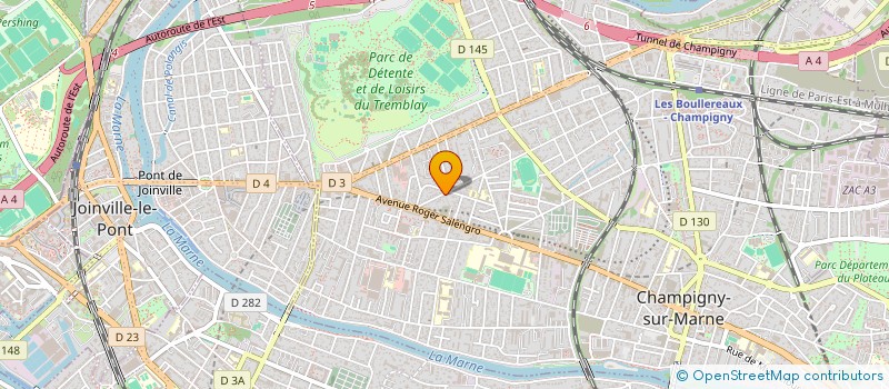 localisation de l'entreprise SCI GUEFACKMLN à CHAMPIGNY-SUR-MARNE