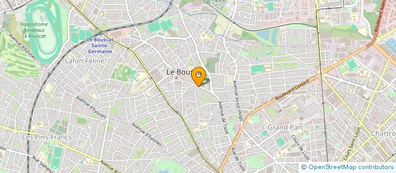 localisation de l'entreprise SCI GUEFFIER SAINT-GIRONS  LE BOUSCAT