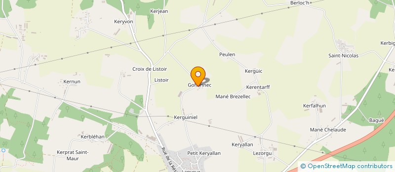 localisation de l'entreprise SCI GUEGAN  LANGUIDIC