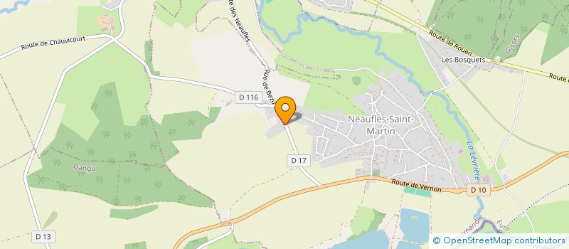 localisation de l'entreprise SCI GUEGAN PALOMEROS GUERRIER  NEAUFLES-SAINT-MARTIN