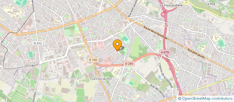 localisation de l'entreprise SCI GUEGNARD à ANGERS