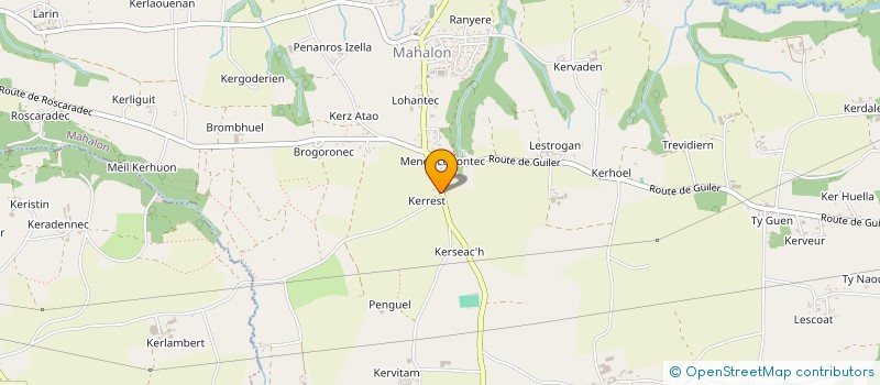 localisation de l'entreprise SCI GUEGUEN  MAHALON