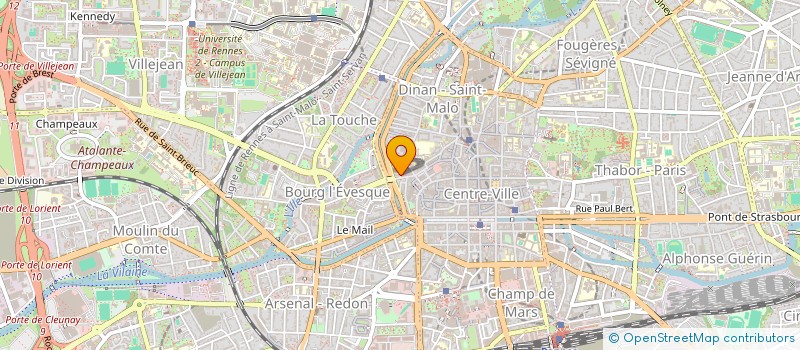 localisation de l'entreprise SCI GUEGUEN  RENNES