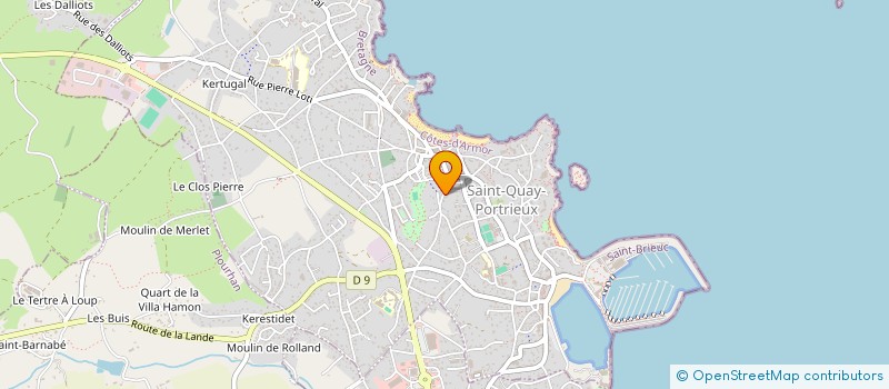 localisation de l'entreprise SCI GUEGUEN L'HOSPITALIER  SAINT-QUAY-PORTRIEUX