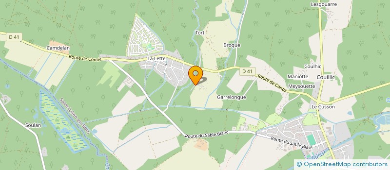 localisation de l'entreprise SCI GUEGUENCABIRON  SAINT-JULIEN-EN-BORN