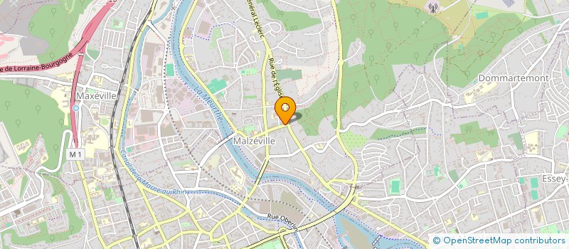 localisation de l'entreprise SCI GUELAZ B.M  MALZEVILLE