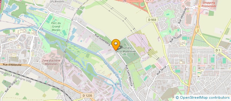 localisation de l'entreprise SCI GUELFAT à AMIENS