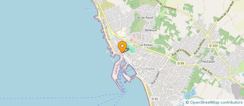 localisation de l'entreprise SCI GUELLEC 02  LA TURBALLE