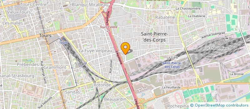 localisation de l'entreprise SCI GUELMA  SAINT-PIERRE-DES-CORPS