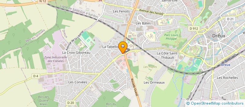 localisation de l'entreprise SCI GUELMA à VERNOUILLET