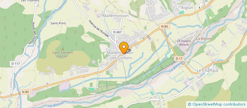 localisation de l'entreprise SCI GUELOAN IMMOBILIER  MALLEMOISSON