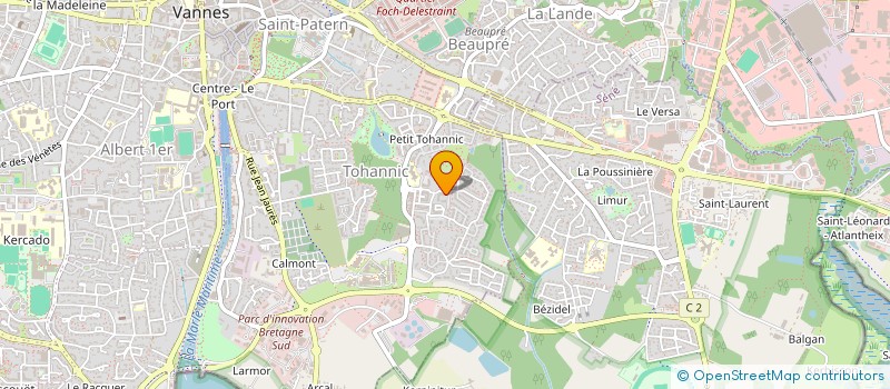 localisation de l'entreprise SCI GUEMAD à VANNES