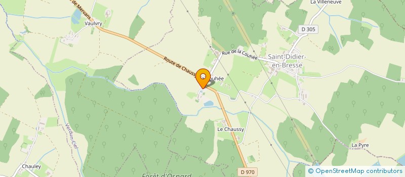 localisation de l'entreprise SCI GUEMARIA  SAINT-DIDIER-EN-BRESSE