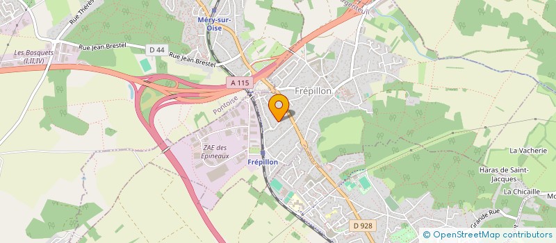 localisation de l'entreprise SCI GUEMBERT  FREPILLON