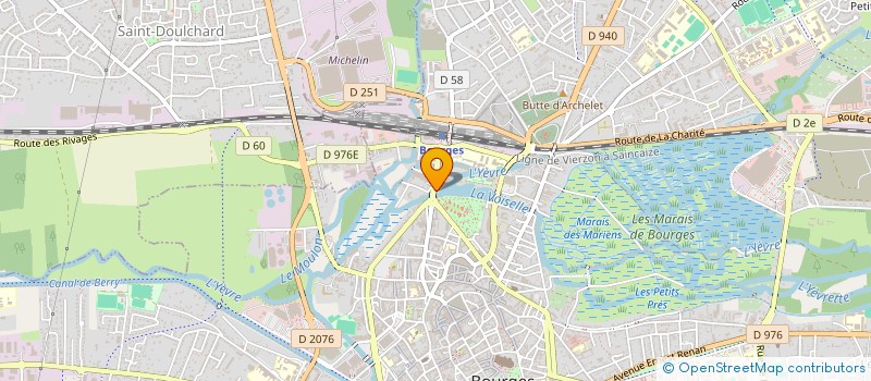 localisation de l'entreprise SCI GUEMICOURT  BOURGES