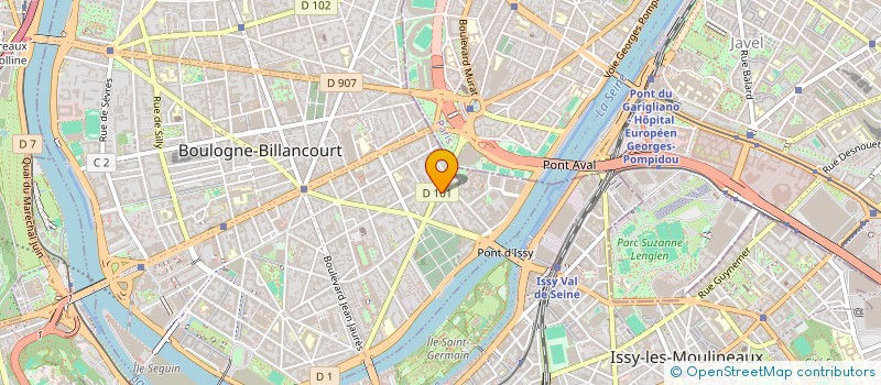 localisation de l'entreprise SCI GUEMOUNE à BOULOGNE-BILLANCOURT