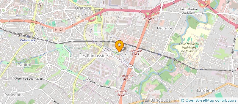 localisation de l'entreprise SCI GUENAN à TOULOUSE