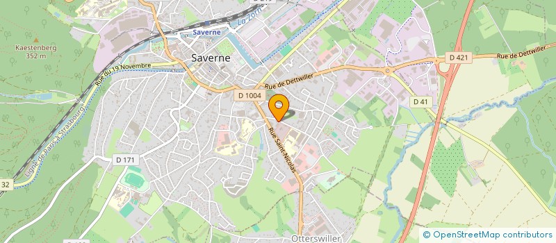 localisation de l'entreprise SCI GUENANE  SAVERNE