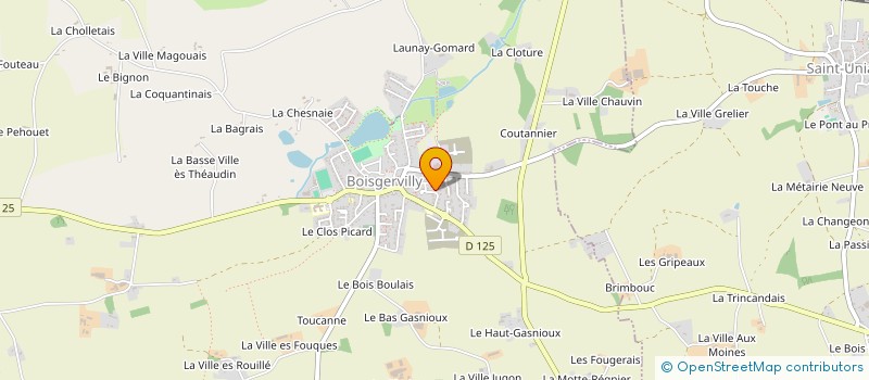 localisation de l'entreprise SCI GUENDU  BOISGERVILLY