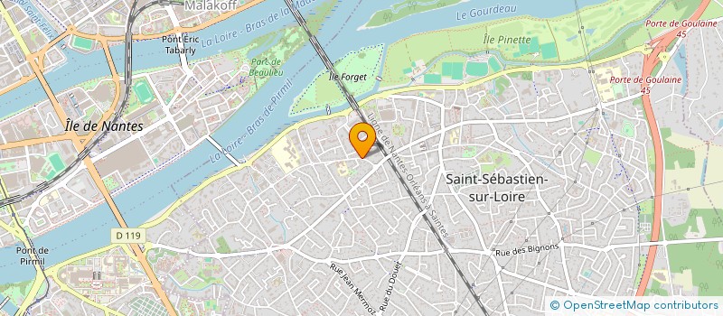 localisation de l'entreprise SCI GUENEE à SAINT-SEBASTIEN-SUR-LOIRE