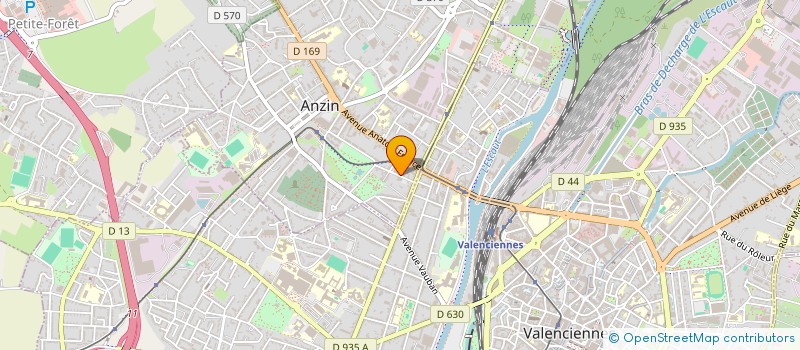 localisation de l'entreprise SCI GUENEGO  ANZIN