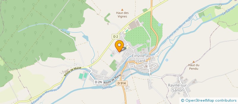 localisation de l'entreprise SCI GUENIN  EINVILLE-AU-JARD