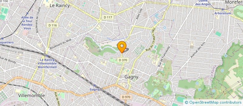 localisation de l'entreprise SCI GUENINECHE à GAGNY