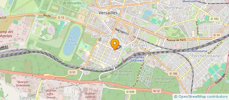 localisation de l'entreprise SCI GUENNETEAU à VERSAILLES