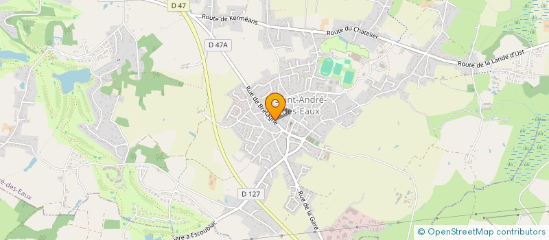 localisation de l'entreprise SCI GUENO-LEVEQUE  SAINT-ANDRE-DES-EAUX