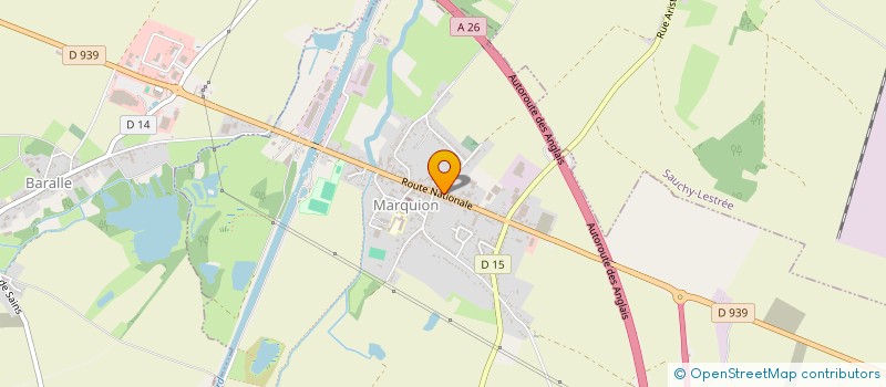 localisation de l'entreprise SCI GUENOLE  MARQUION