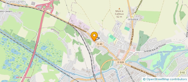 localisation de l'entreprise SCI GUENOLINE à ABBEVILLE