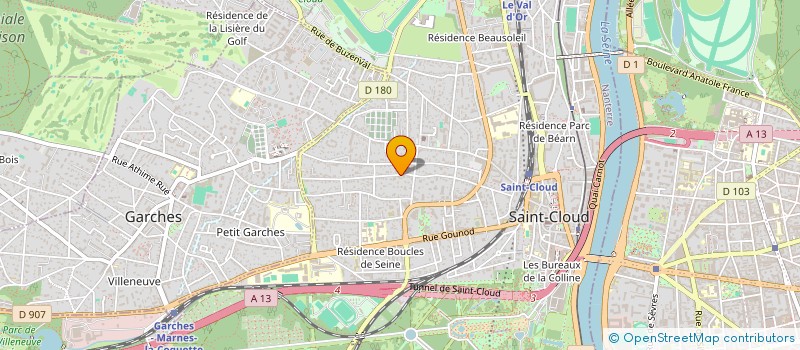 localisation de l'entreprise SCI GUENOT à SAINT-CLOUD