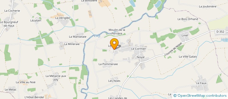 localisation de l'entreprise SCI GUEPENF  COMBLESSAC