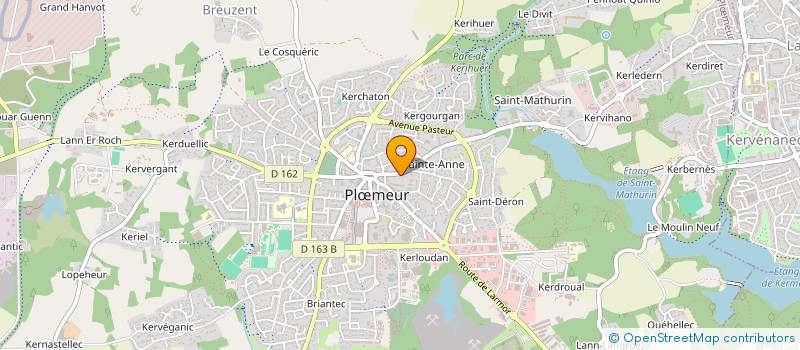 localisation de l'entreprise SCI GUEPI à PLOEMEUR