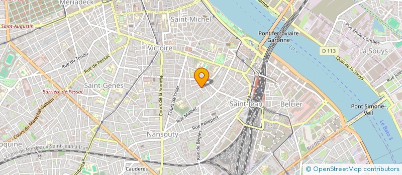 localisation de l'entreprise SCI GUEPIN  BORDEAUX