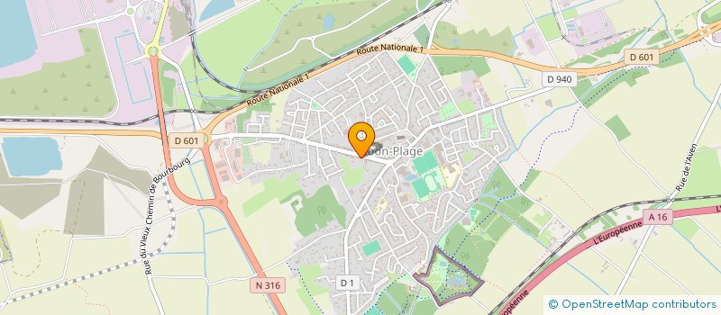 localisation de l'entreprise SCI GUEQUIERE DEMEYER  LOON-PLAGE