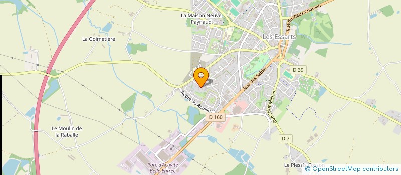 localisation de l'entreprise SCI GUERALT & CO  ESSARTS-EN-BOCAGE