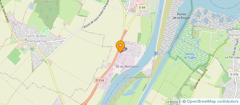 localisation de l'entreprise SCI GUERARD MATTHIEU  OUISTREHAM