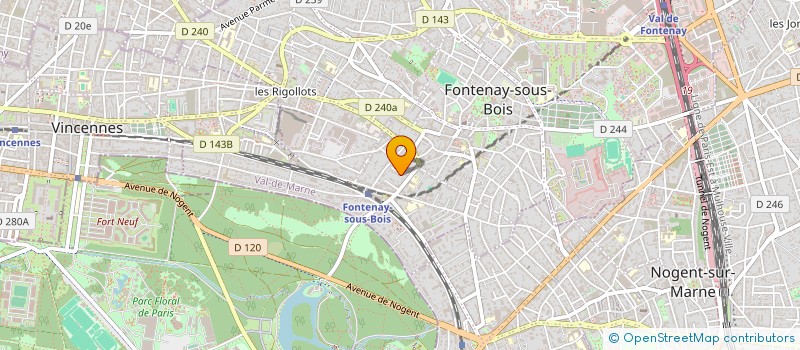 localisation de l'entreprise SCI GUERAS à FONTENAY-SOUS-BOIS