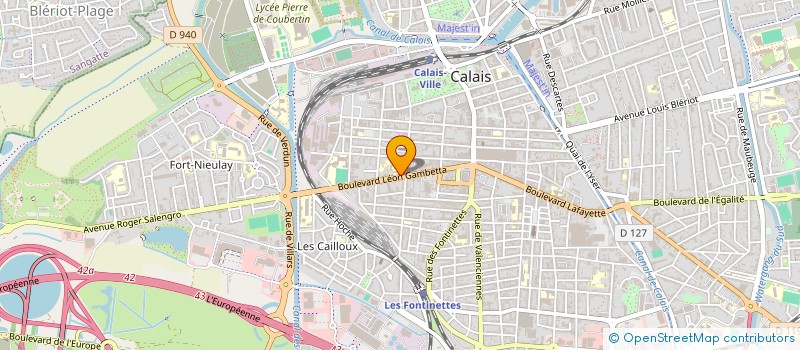 localisation de l'entreprise SCI GUERBADOT IMMOBILIER II  CALAIS