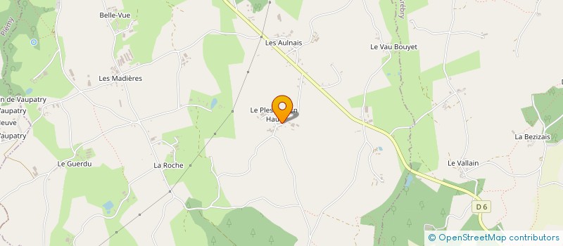 localisation de l'entreprise  SCI GUERIN  TREDANIEL