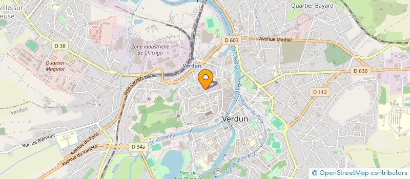localisation de l'entreprise SCI GUERIN à VERDUN